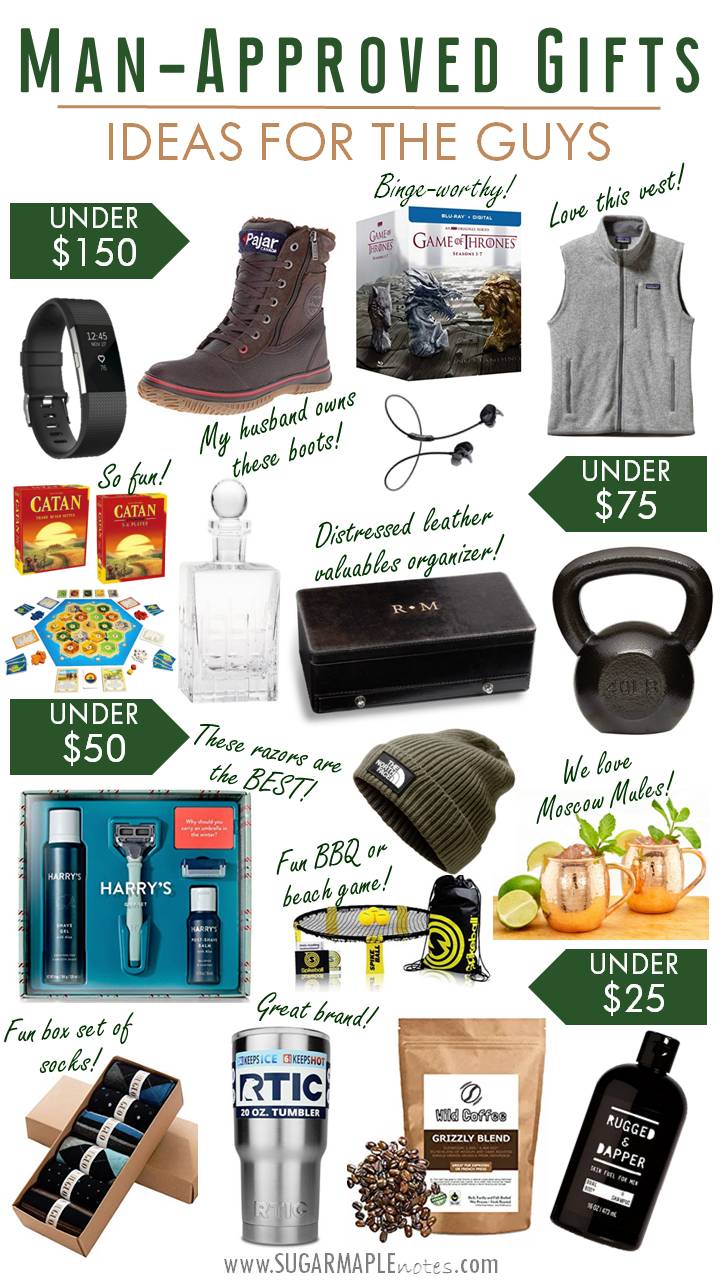 ManApproved Gift Ideas For The Guys SUGAR MAPLE notes