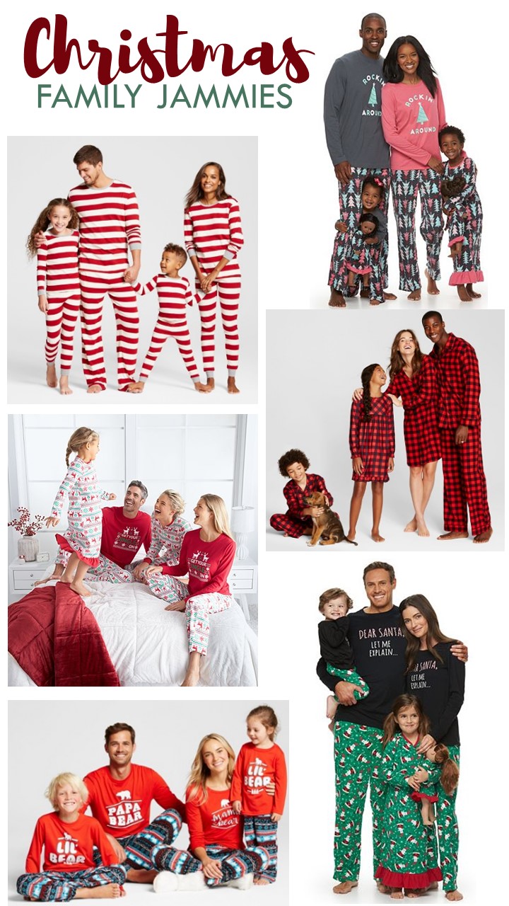 Christmas Family Jammies Round-Up - Pajamas for the whole family this Holiday Season #christmasjammies #christmaspajamas #familyjammies #familypajamas #christmastraditions #christmasfashion #holidaypajamas