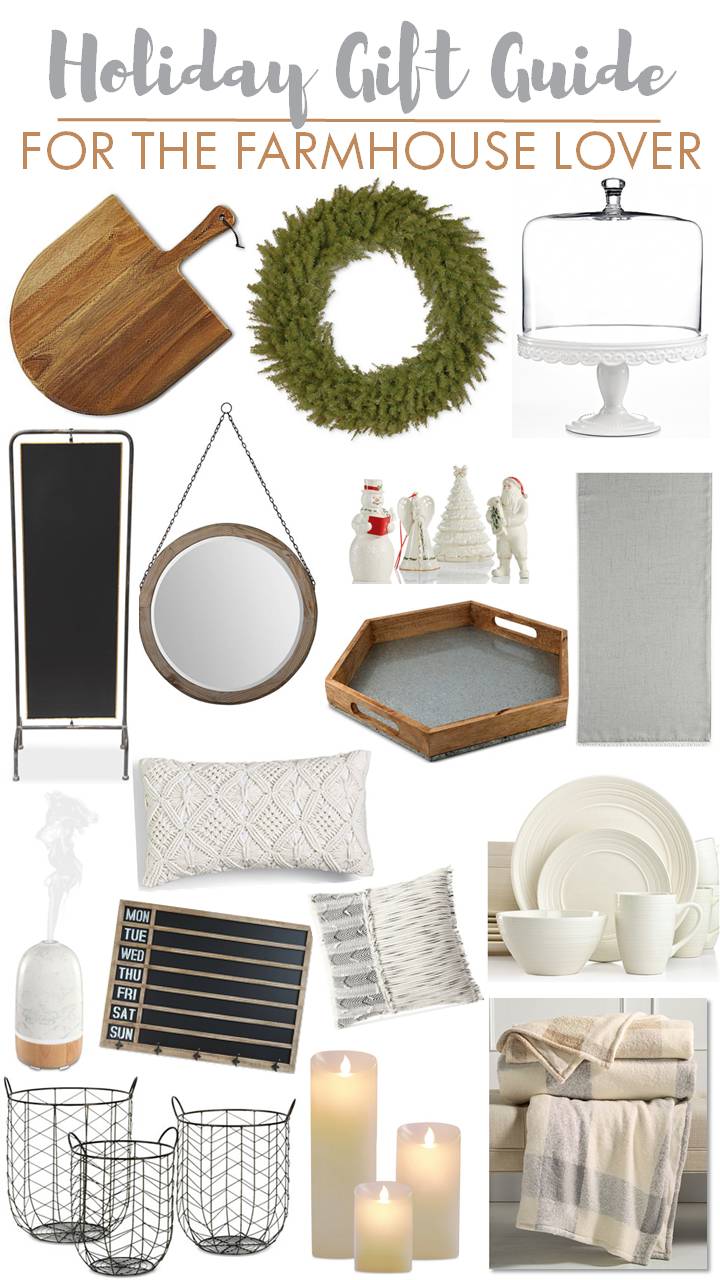Holiday Gift Guide for the Farmhouse Style Lover @macys #sponsored