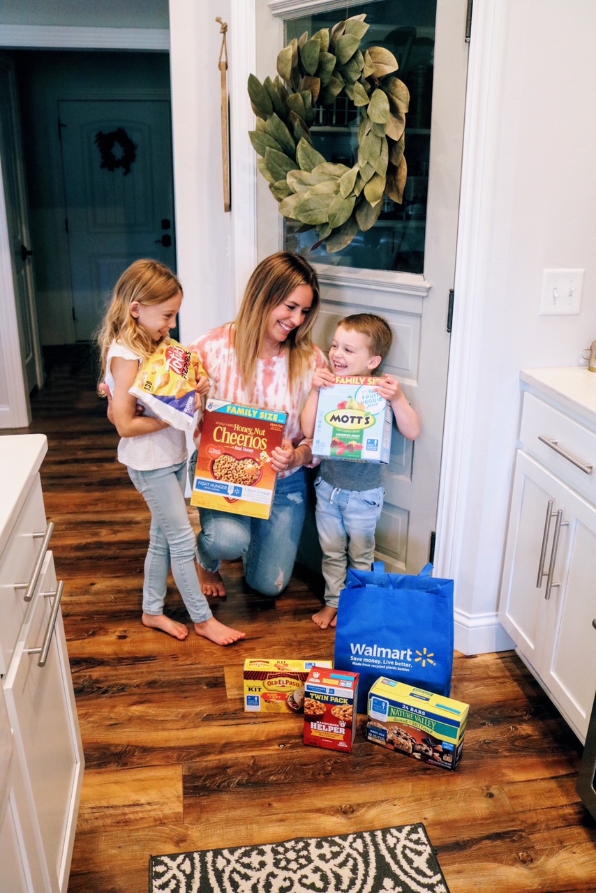 Fight Hunger with General Mills and Walmart - Family Grocery Haul