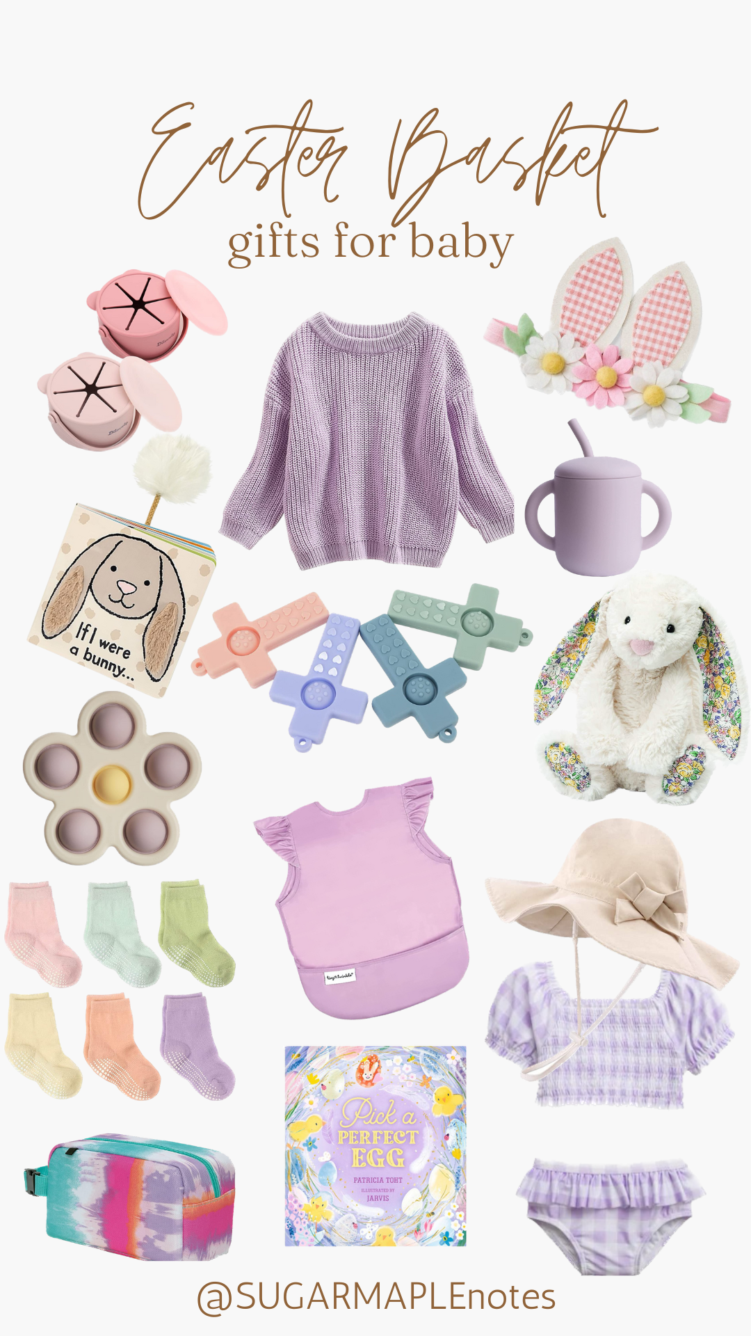 Easter Basket Gifts for Baby Girl and Older Girls